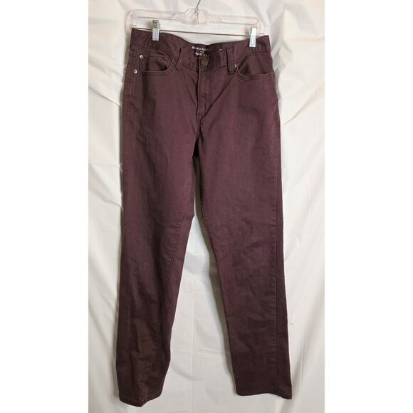 Banana Republic Plum Colored Travel Jeans Men's 32x32 Straight Legs - Picture 1 of 5